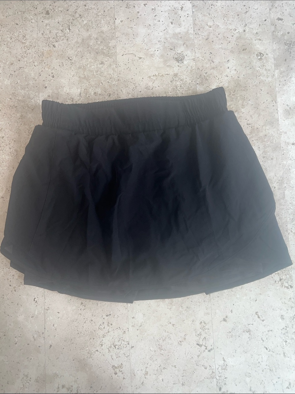 90 Degree By Reflex Black Athletic Skort with Built-In Shorts